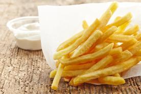 Greaseproof paper for serving french fries