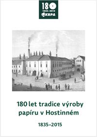 Kniha 180 let výroby papíru v Hostinném ke stažení